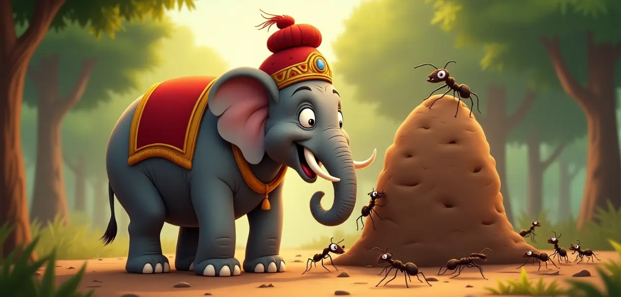 Elephant & Ant Story In Hindi
