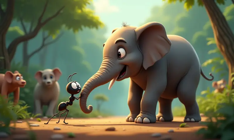 हाथी और चींटी की कहानी : moral stories in hindi for kids