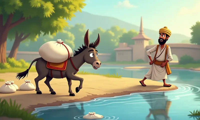 नमक और गधे की कहानी: moral story in hindi