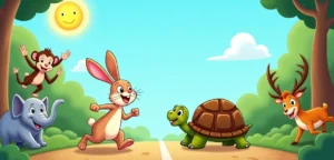 Rabbit And Tortoise Story In Hindi