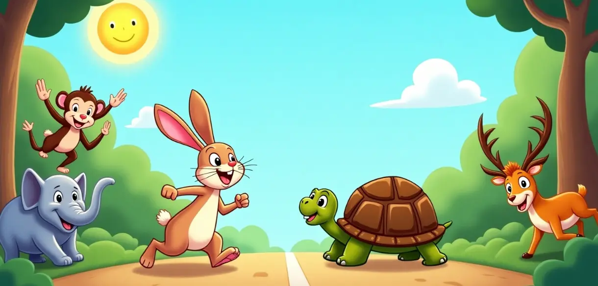 Rabbit And Tortoise Story In Hindi
