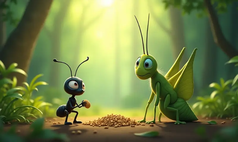 The Ant And The Grasshopper