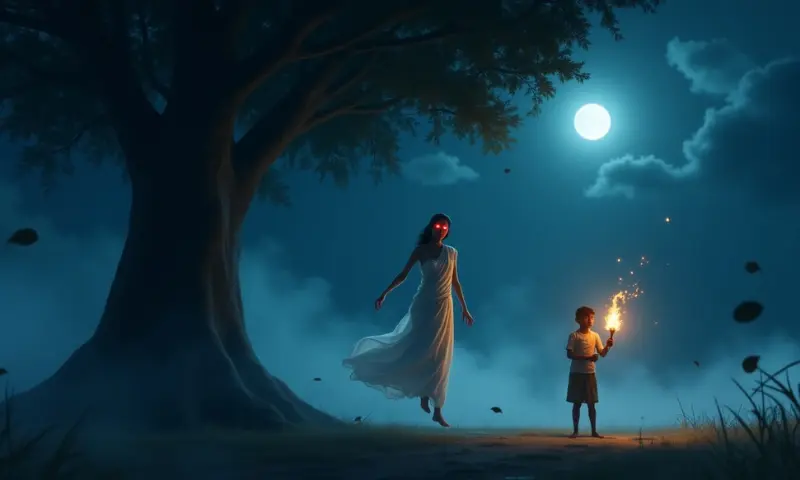 पेड़ की चुड़ैल से हुआ अनिल का सामना